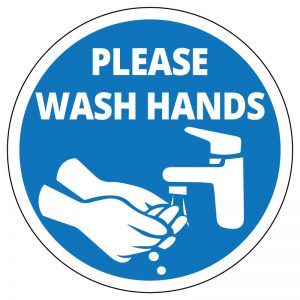 Wash Your Hands Mirror Decals In Kelowna | Mirror Stickers