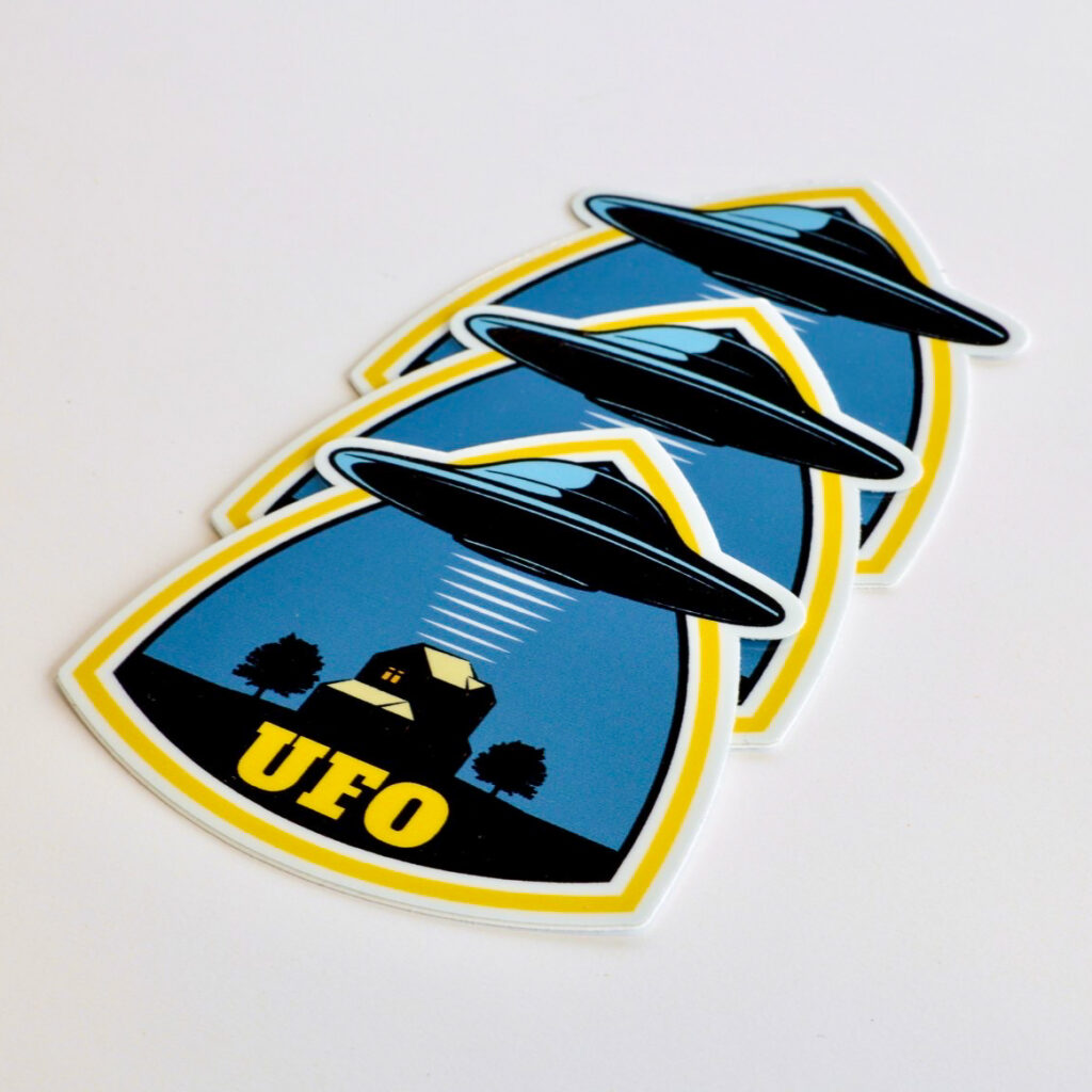 UFO-sticker